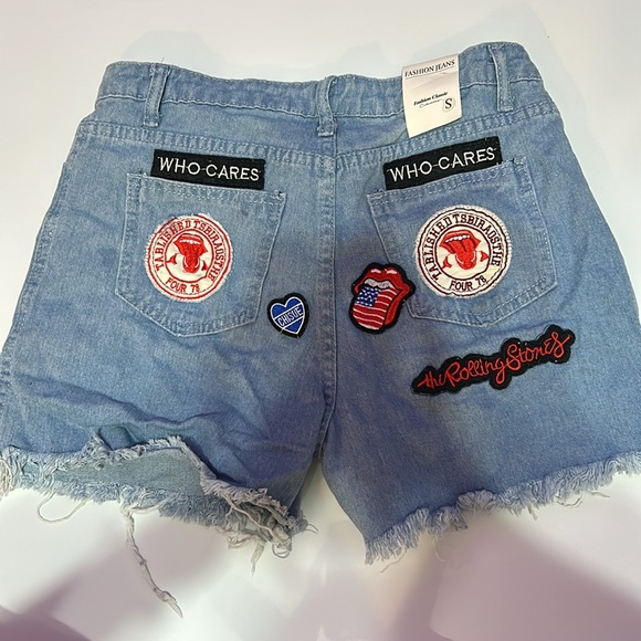 Fashion Jeans, Patched Shorts - Picture 2 of 8